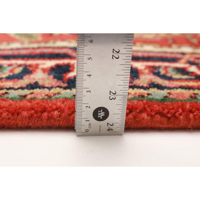 ECARPETGALLERY Hand-knotted Serapi Heritage Red Wool Rug - 2'6 x 21'11