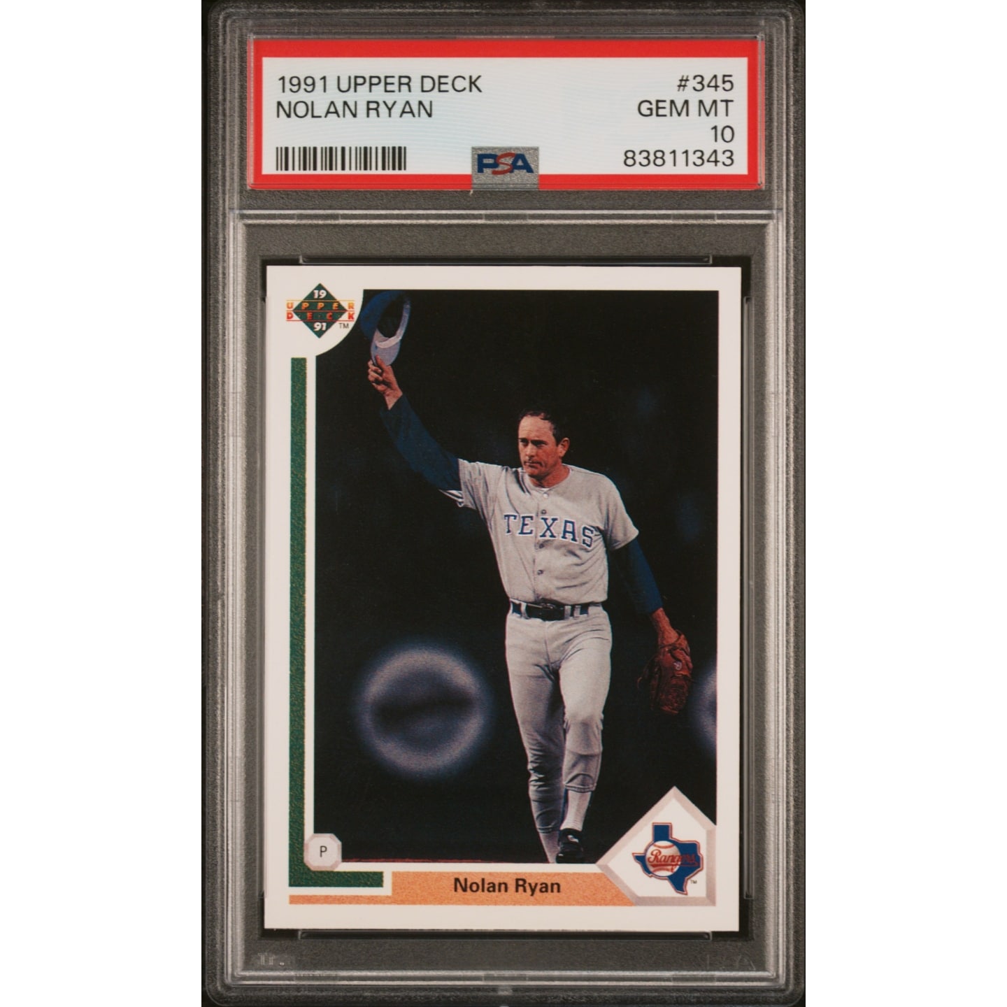 nolan ryan graded cards 1993 Nolan Ryan Beckett Tribute CGC 8.5 – Boxed Vinyl