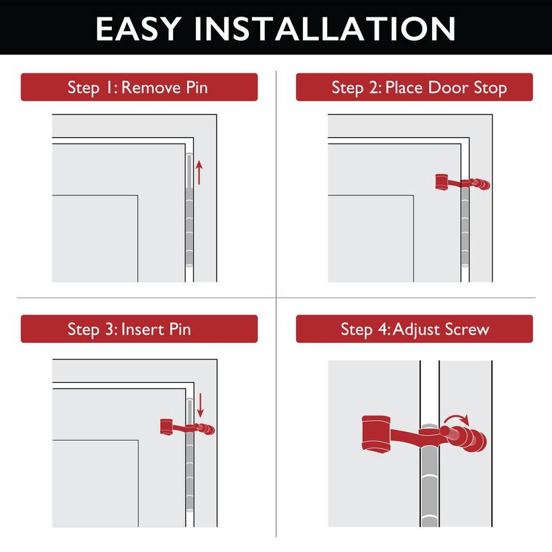 Design House 189076 9/16" Hinge Pin Door Stop - Pack of 5