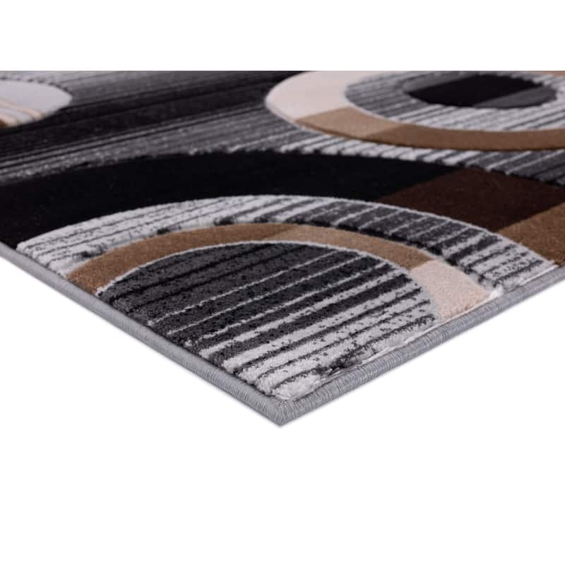 Orelsi Collection Abstract Area Rug