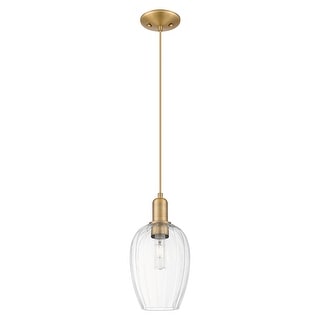 Innovations Lighting Downtown Urban - Preston - 1 Light 6" Flute Shade Cord Hung Mini Pendant