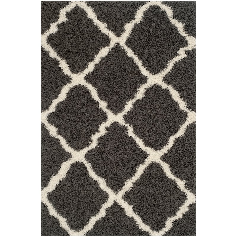 SAFAVIEH Dallas Shag Darina Trellis 1.5-inch Thick Rug