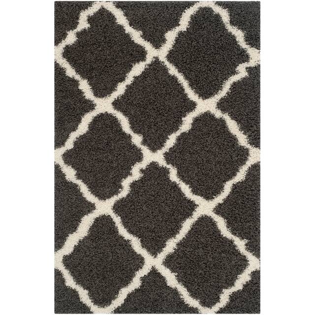 SAFAVIEH Dallas Shag Giusy Trellis 1.5-inch Thick Rug