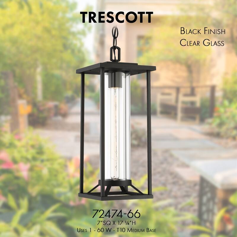 The Great Outdoors Trescott Single Light 7" Wide Outdoor Single Mini