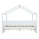 preview thumbnail 17 of 25, Wooden House Bed with Shelves and Storage