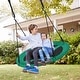 preview thumbnail 20 of 24, 40 Inches Saucer Tree Swing Round with Adjustable Ropes and Carabiners