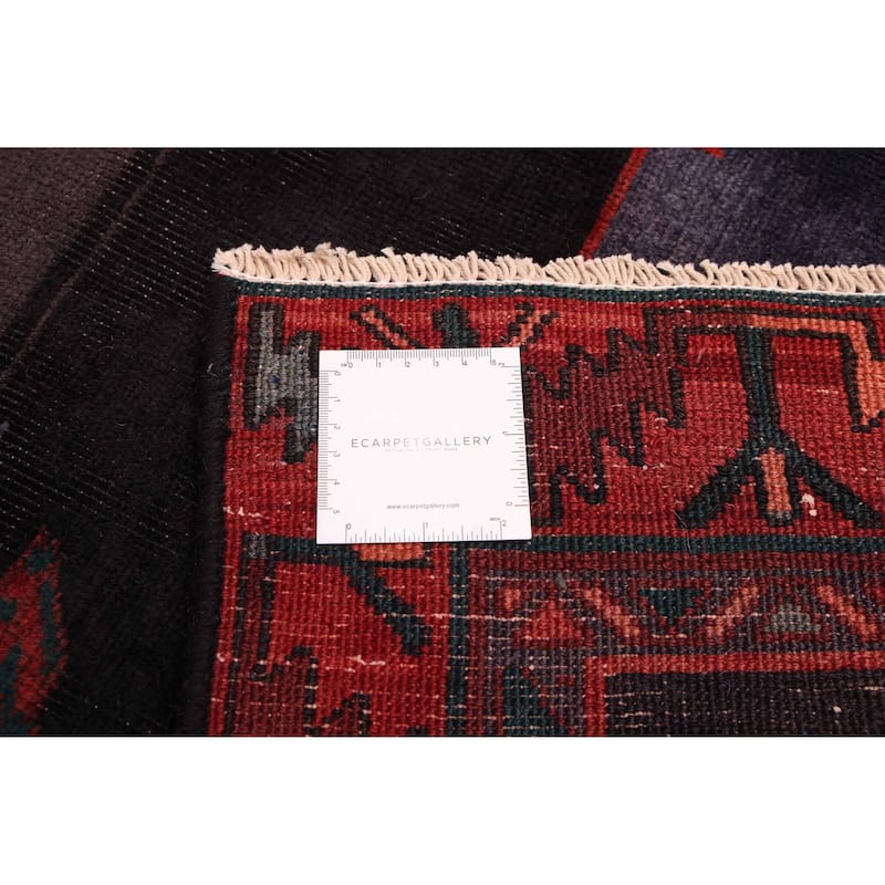 ECARPETGALLERY Hand-knotted Konya Anatolian Black, Red Wool Rug - 4'8 x 12'10