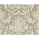 preview thumbnail 2 of 4, Seabrook Designs Drusilla Floral Vase Unpasted Wallpaper 27 in. W x 27 ft. L - Metallic Greige
