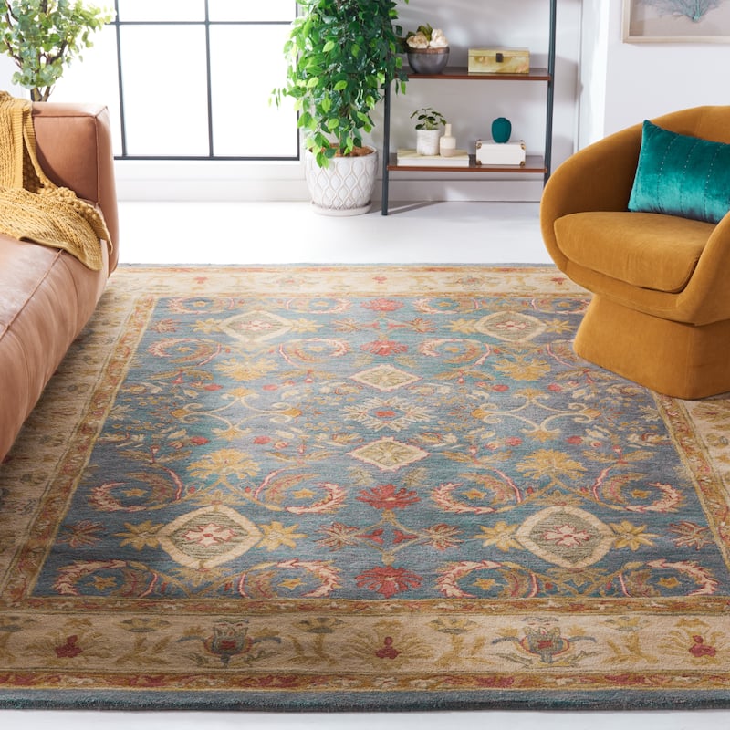 SAFAVIEH Handmade Anatolia Lieke Traditional Oriental Hand-spun Wool Rug