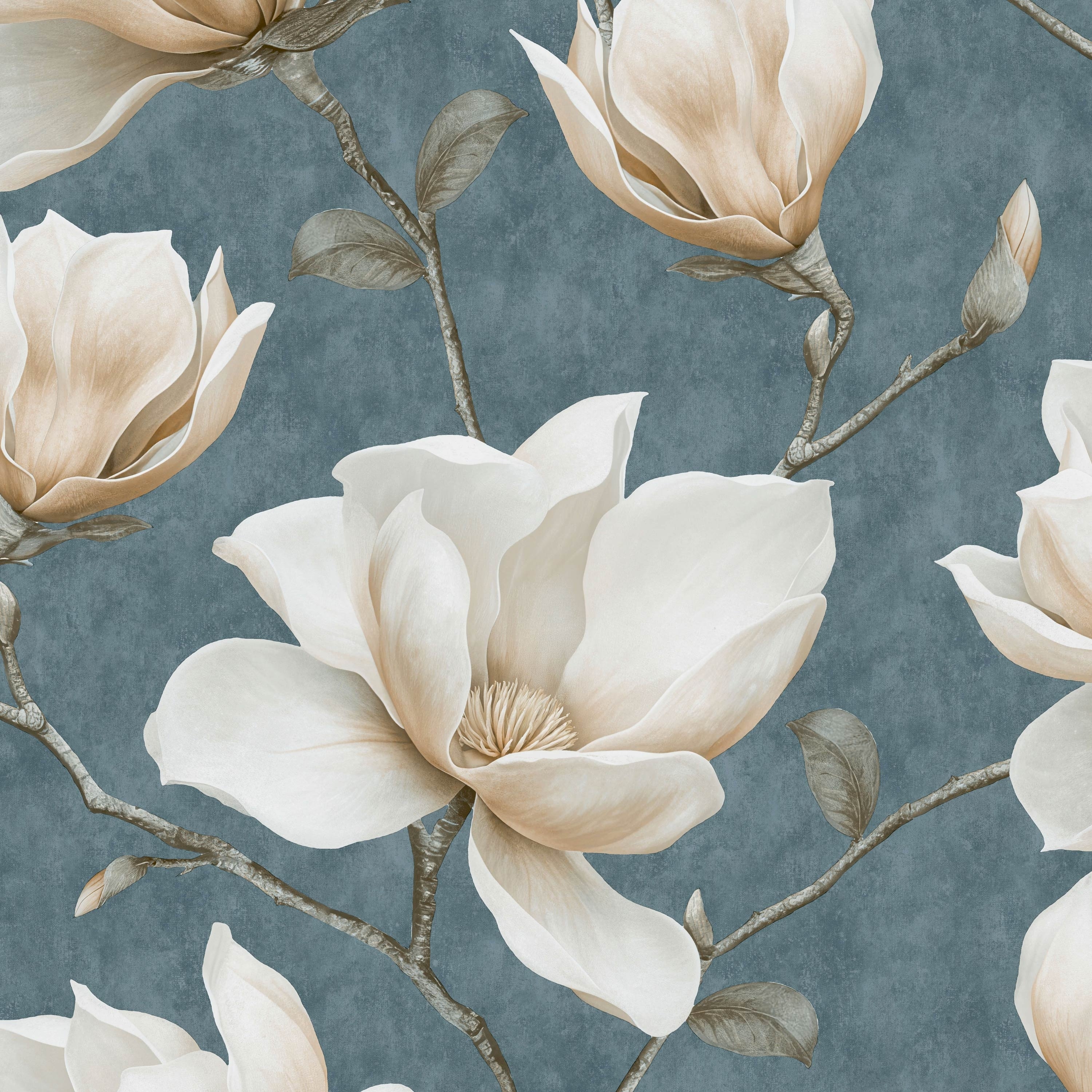 Veer Decor Grand Magnolia Wallpaper