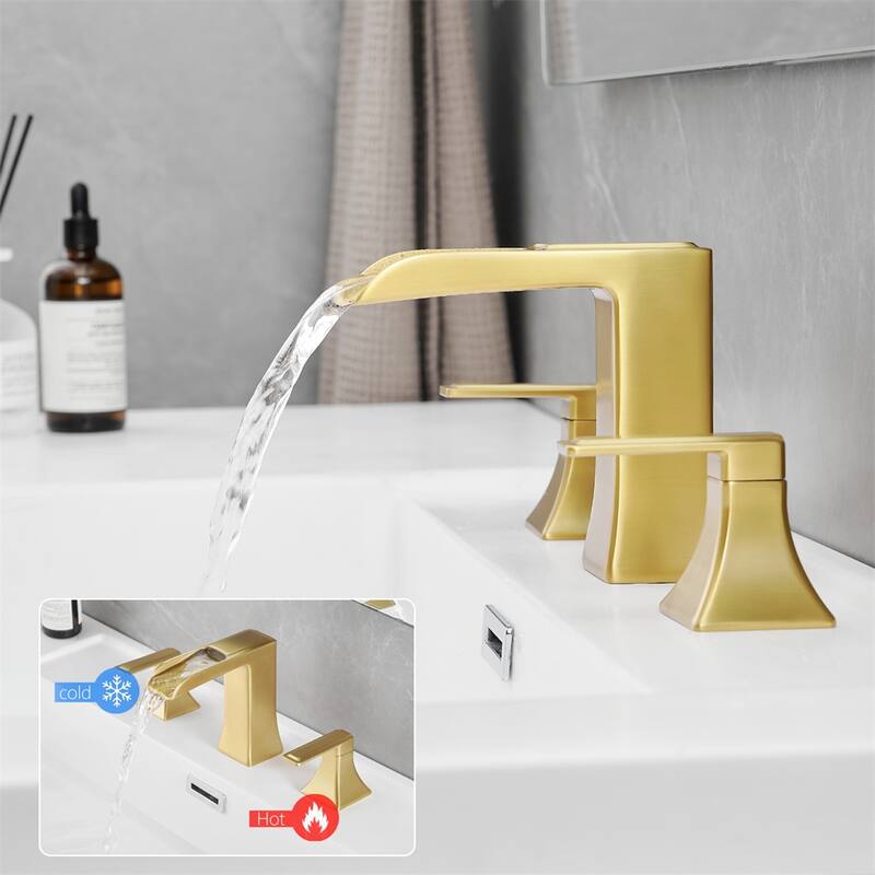 Bathroom Faucets for Sink 3 Hole 8 inch Widespread Sink Faucet