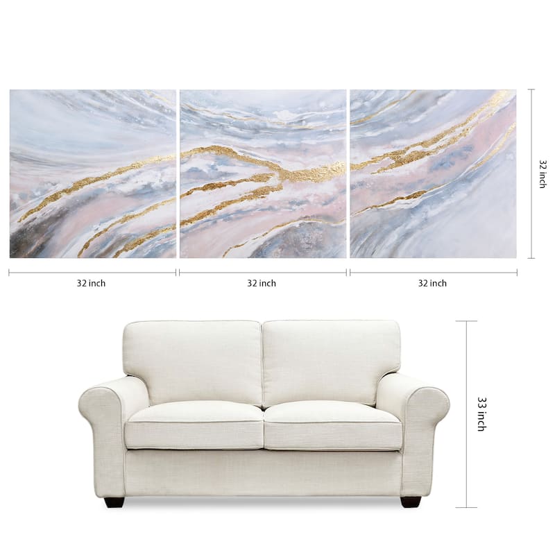 Heavens 2 Textured Metallic Hand Painted Wall Art by Martin Edwards