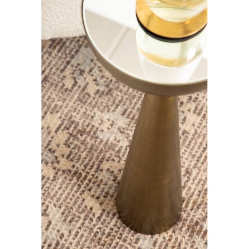 Kate and Laurel Chandon Mirrored Drink Table