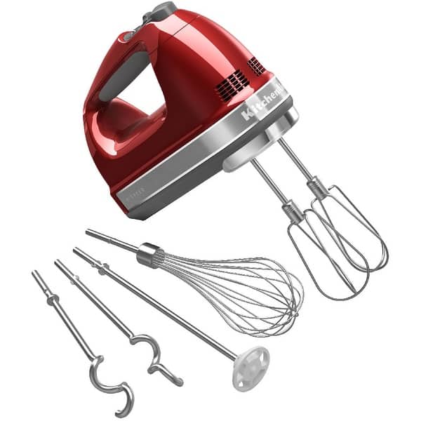 slide 2 of 21, KitchenAid 9-Speed Hand Mixer with Turbo Beater II Accessories