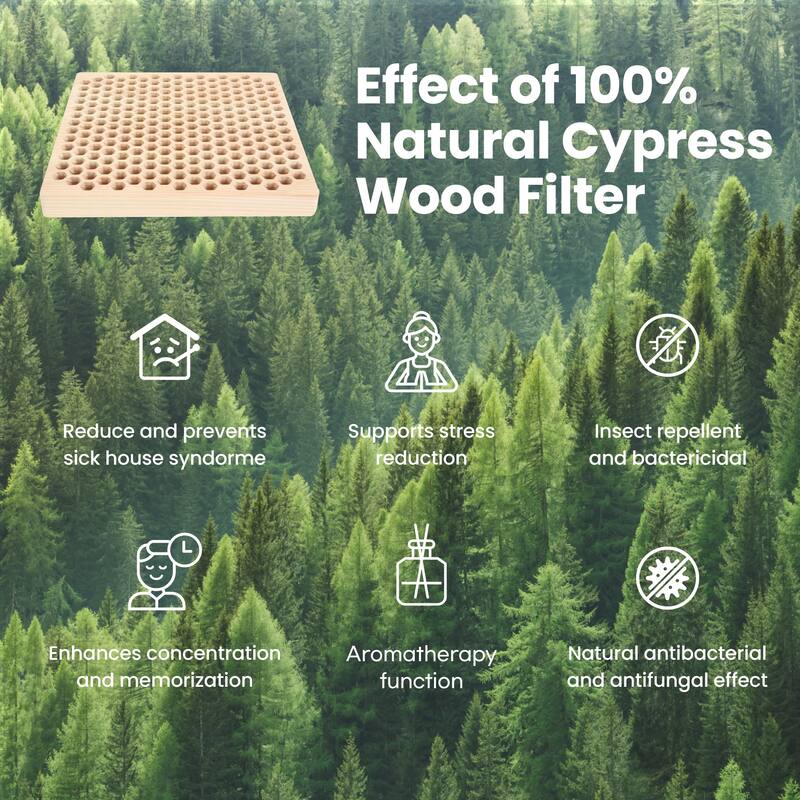 IMUNSEN Air Purifier with Cypress Wood Filter