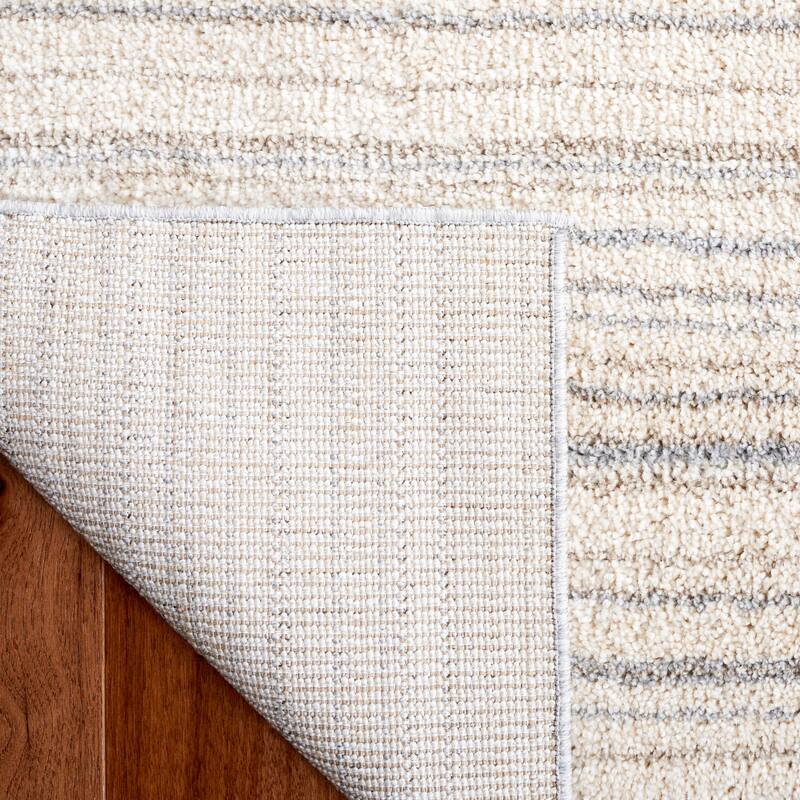 SAFAVIEH Lucia Shag Heidveig Striped Plush Rug - 6'7" x 9'