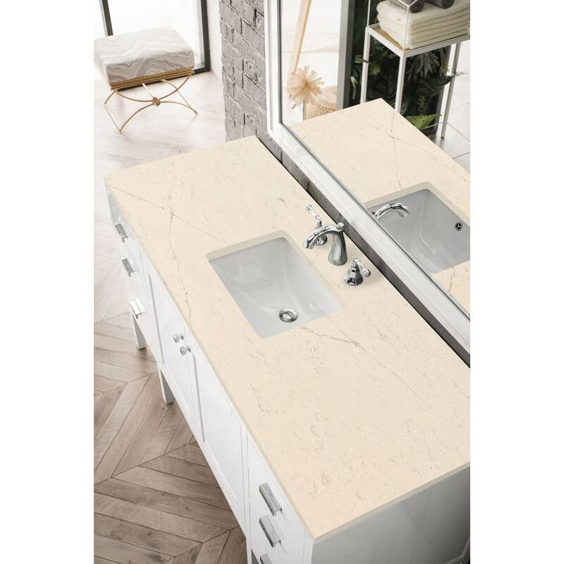 James Martin Vanities Addison 60" Single Basin Hardwood Vanity Set