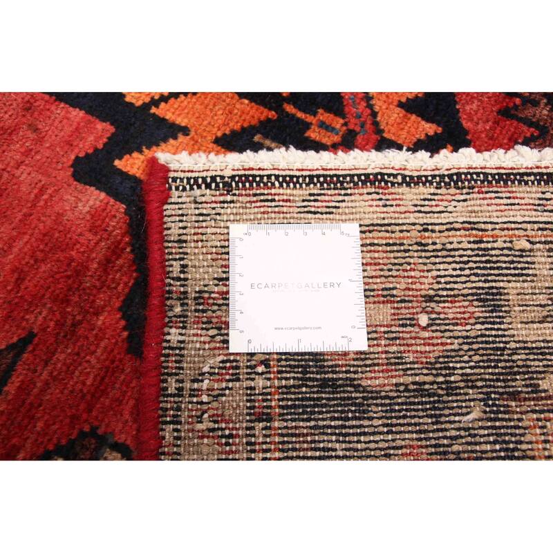 ECARPETGALLERY Hand-knotted Anadol Red Wool Rug - 3'7 x 13'7