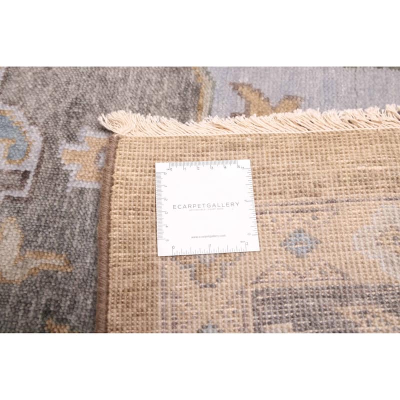 ECARPETGALLERY Hand-knotted Jules Sultane Grey Wool Rug - 9'1 x 11'11