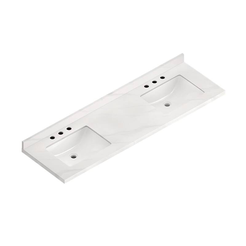 60" Bathroom Vanity Abundant Storage Cabinet - 4 Soft Close Doors and 5 Drawers