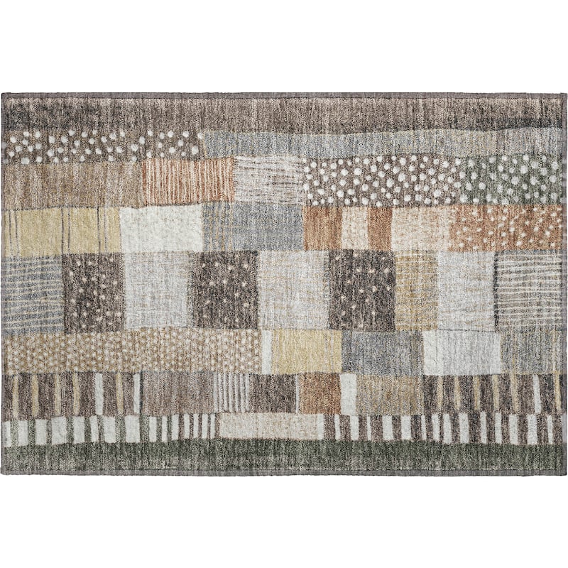 Premium Washable Super Soft Modern Patchwork Mayfield Rug