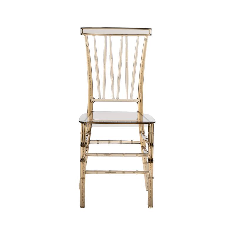 Modern Designs 2 and 4- piece Set of Stackable Transparent Chiavari Chairs for Events - N/A