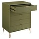 preview thumbnail 27 of 68, Manhattan Comfort Dumbo Modern 5-Drawer Tall Dresser.