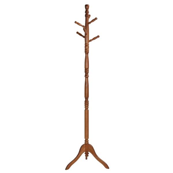 slide 1 of 3, Ross Wooden Swivel Coat Rack