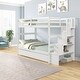 preview thumbnail 4 of 25, Twin over Twin Bunk Beds With Twin Trundle and Stairway Storage for Home