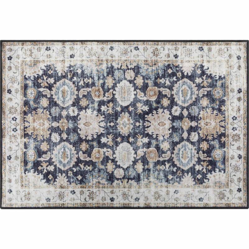 Well Woven Elle Basics Gala Vintage Botanical Washable Rug
