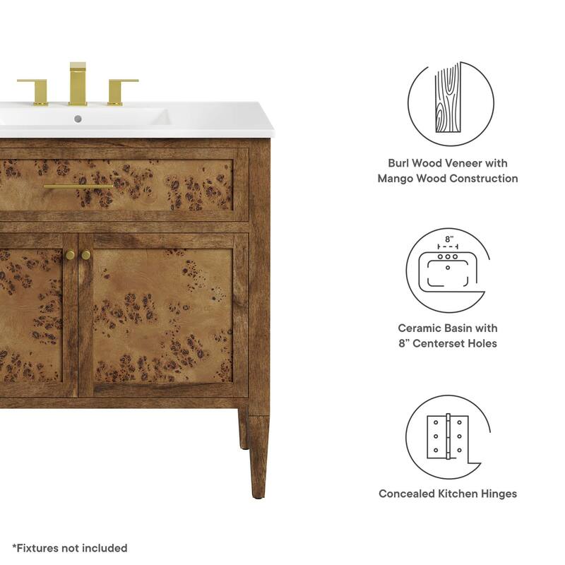 Elysian Bathroom Vanity Basin Included