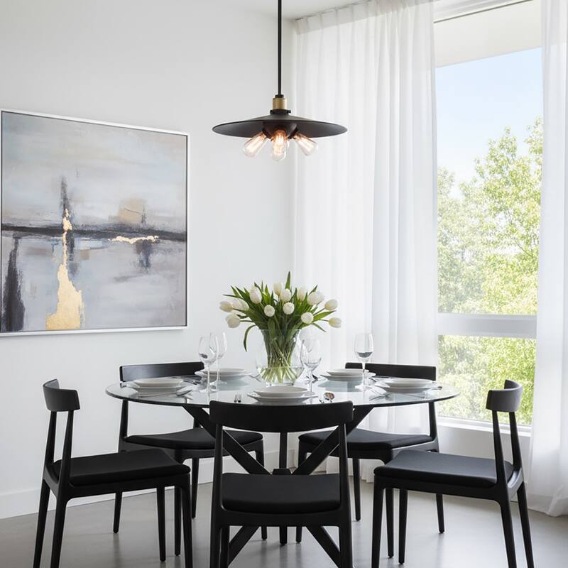 Artcraft Jersey - 3-Light Pendant - Vintage Brass - N/A