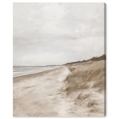 Coastal Calm Canvas by Art Remedy, Gallery Wrapped