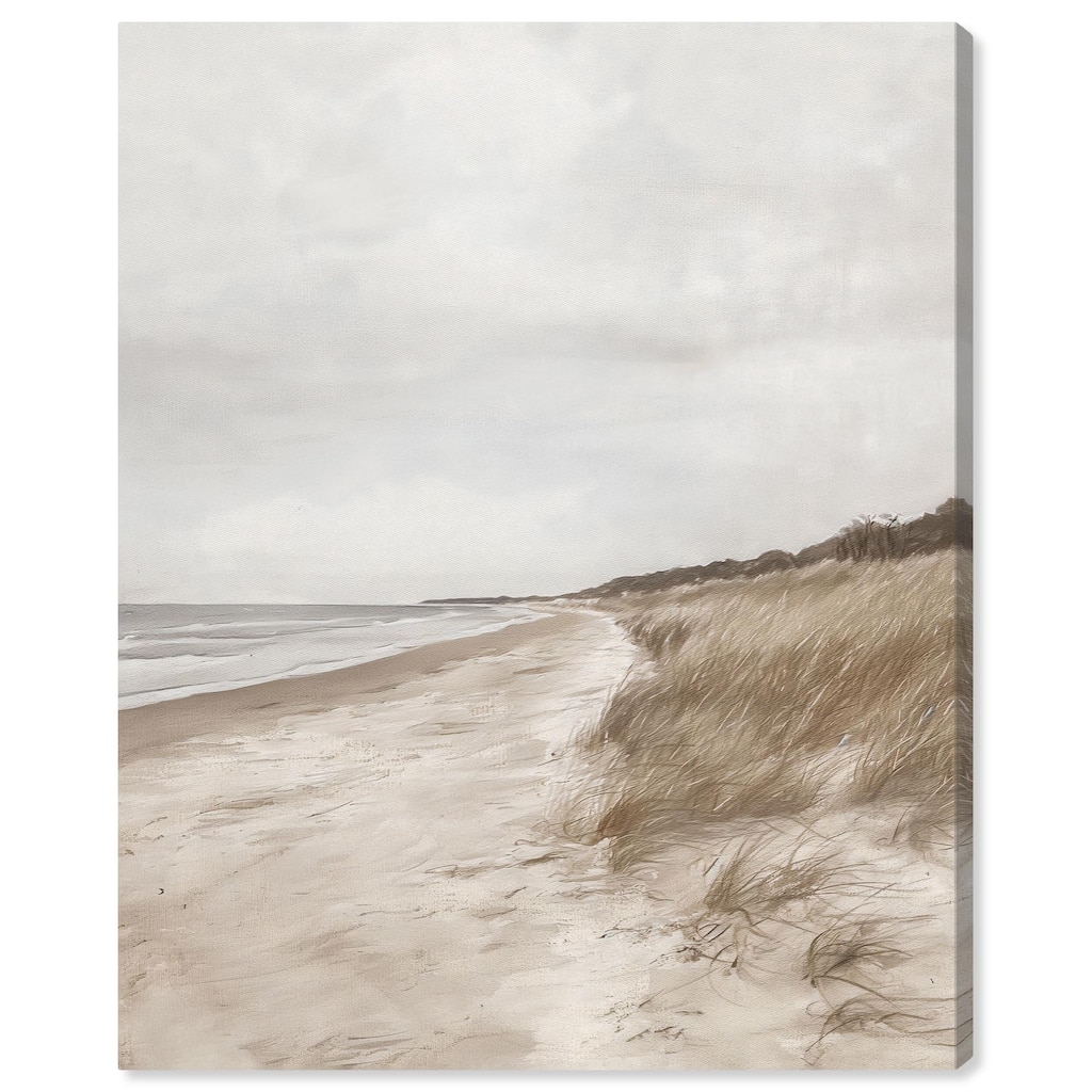 Coastal Calm Canvas by Art Remedy, Gallery Wrapped