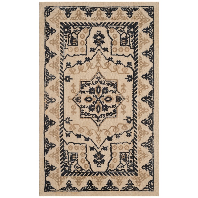 SAFAVIEH Handmade Restoration Vintage Boho Hugrin Oriental Wool Rug