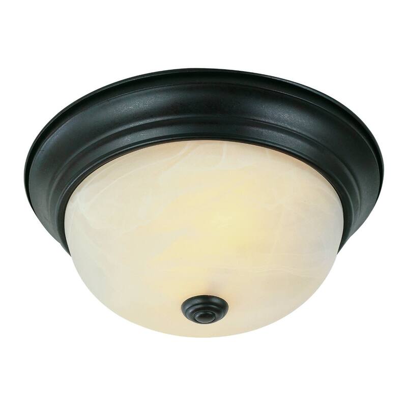 Trans Globe Lighting Three Light Down Lighting Flush Mount Ceiling