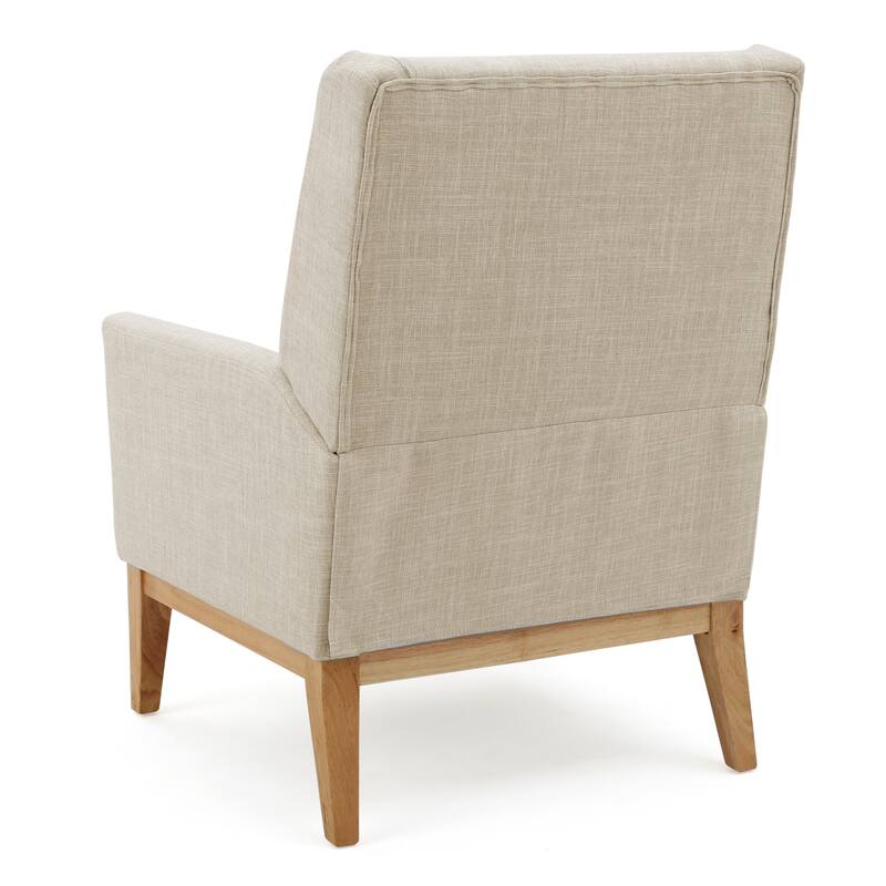 Mid-Century Accent Chair with Padded Seat
