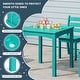 preview thumbnail 9 of 63, Polytrends Garden Party Kids Outdoor 24" Dining Table