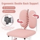 preview thumbnail 5 of 20, Costway Height-Adjustable Kids Desk Chair with Double Back Support & - See Details