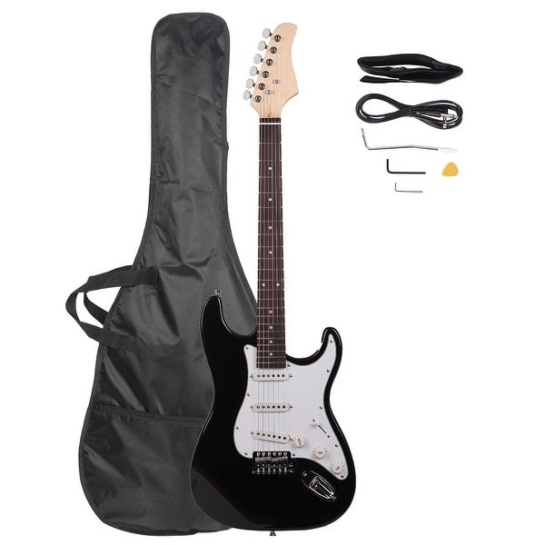 39.37" Rosewood Fingerboard Electric Guitar Black 5 Colors. Opens flyout.