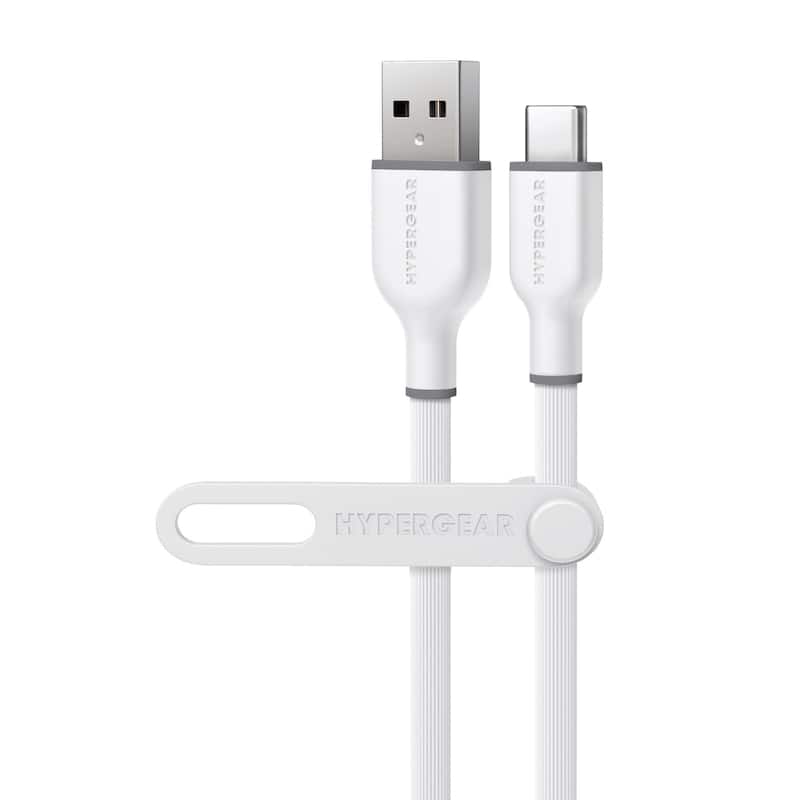 HyperGear Flexi PRO USB to USB-C Cable 6ft - White