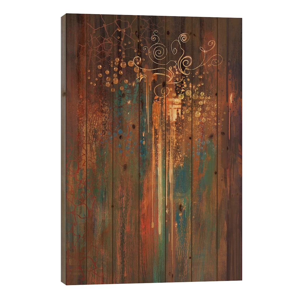 Growth Print On Wood by grandfailure - Multi-Color
