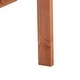preview thumbnail 4 of 9, Bistro Set,Outsunny Patio Bench,Garden Bench with Middle Table and Umbrella Hole,Wooden Outdoor Bench for Patio