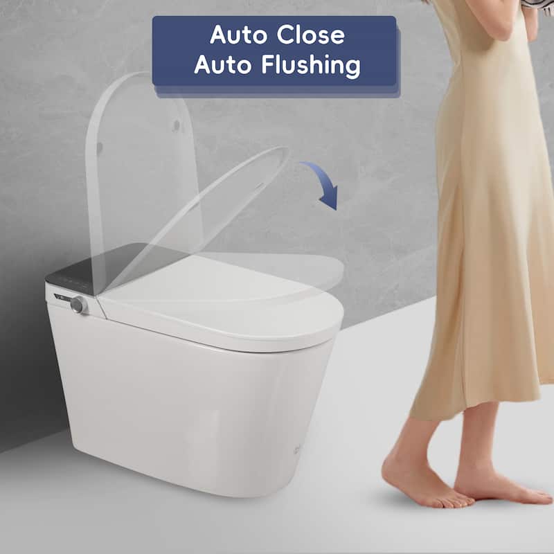 Smart Toilet with Bidet & Auto Open/Close Lid