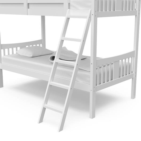 Storkcraft Caribou Twin over Twin Hardwood Bunk Bed   Overstock 