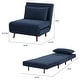 preview thumbnail 29 of 150, Tustin Upholstered Convertible Lounge/ Sleeper Chair