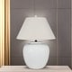 preview thumbnail 13 of 11, 26" Ceramic Table Lamp with Linen Shade