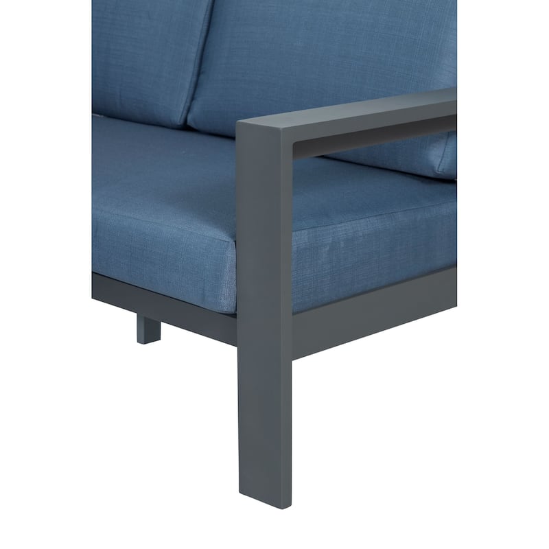 Sardinia Aluminum Frame Outdoor Sectional Sofa