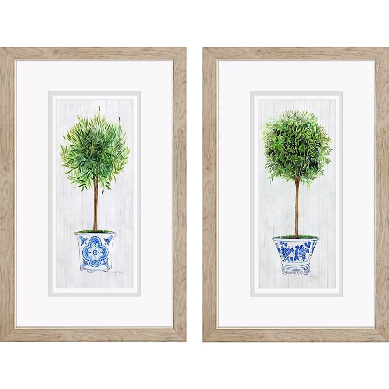 Rosemary Thyme S/2 Framed Art Under Glass - 31 X 19 X 1