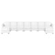 Option 7 Piece Modular Sectional,Bright White